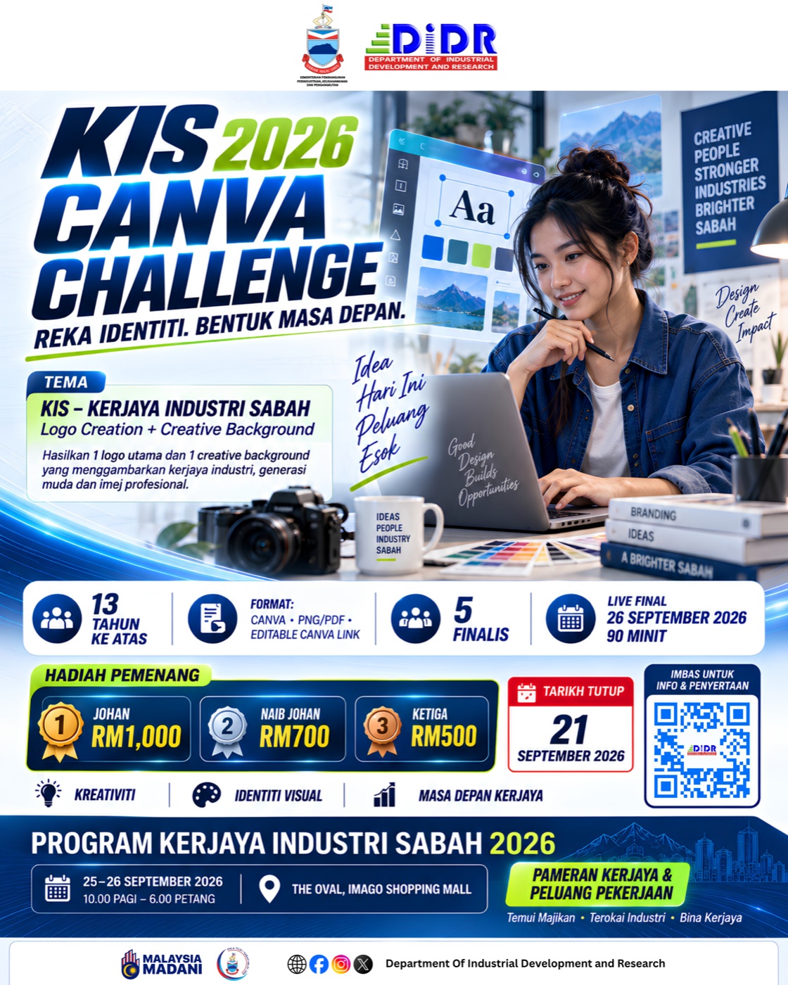 Poster rasmi Canva Challenge