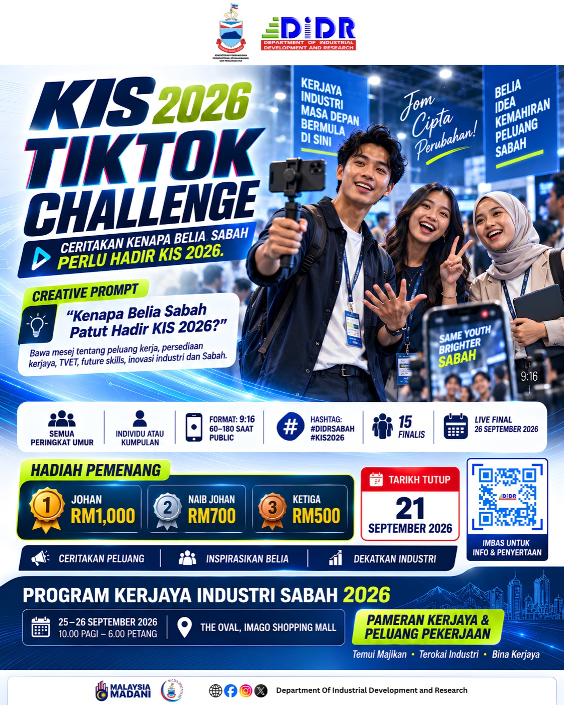Poster rasmi TikTok Challenge